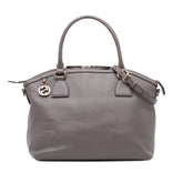 Medium Leather GG Charm Dome Satchel